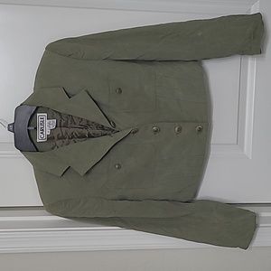 Carlisle sage green crop blazer size 4